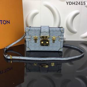 路易威登LV 頂級原單 M54589 明星同款盒子包 Petite Malle Monogram手袋 全天候手袋  YDH2415