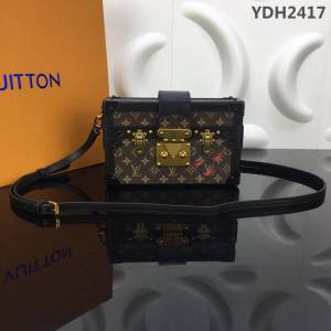 路易威登LV 頂級原單 M94215 經典款Petite Malle手袋 精品小號包袋 定制旅行箱  YDH2417