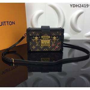 路易威登LV 頂級原單 M44199 經典款Petite Malle手袋 精品小號包袋 定制旅行箱  YDH2419