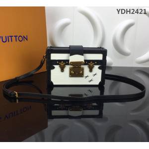 路易威登LV 頂級原單 M53137 經典款Petite Malle手袋 Epi皮革面 定制旅行箱 精品小號包袋  YDH2421