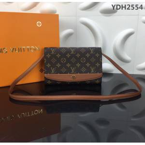 路易威登LV 頂級原單 M51798 Lv中古vintage 老花信封包 單肩斜挎手提包 可手拿斜挎  YDH2554