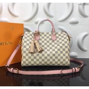路易威登LV女包 頂級原單 N44367 Speedy30 都市手袋 標誌性造型 經典Monogram帆布 手提包 可斜背 肩背  ydh2600