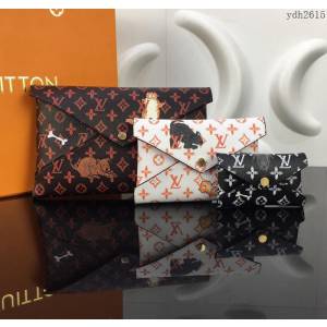 路易威登LV 頂級原單 M63885 Catogram系列 特別款 貓犬圖案 Pochette Kirigami三合一手袋  ydh2615