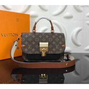 LV女包 M44354 黑色 頂級原單 路易威登女手提包 Vaugirard手袋 信使包造型 LV斜挎女包  ydh2792