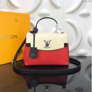 LV女包 M53950 2019秋季新款 路易威登LockmeEver手袋 小牛皮LV手提包 LV手腕包 LV單肩斜挎包  ydh3064