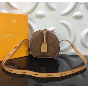 LV女包 M52294大花 路易威登BOITE CHAPEAU手袋 LV經典帽盒女包 LV單肩包 LV斜挎小包  ydh3068