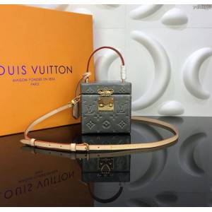 LV包 LV女包 Bleecker Box手袋 Monogram Vernis漆面皮革 LV手提包 單肩斜挎小包  ydh3135