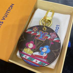 LOUIS VUITTON專櫃新款包包 路易威登Illustre Vivienne Funfair Xmas包飾 LV動物印花鑰匙扣  ydh4045