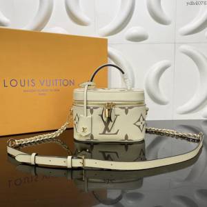LOUIS VUITTON專櫃新款包包 路易威登Vanity小號手袋 LV老花手提肩背斜挎女化妝包  ydh4076