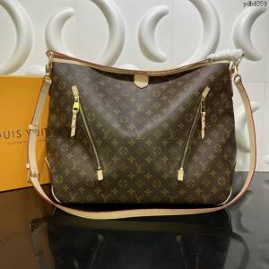 LV專櫃新款女包 路易威登GRACEFUL購物包 M40354 LV老花大號肩背包  ydh4359