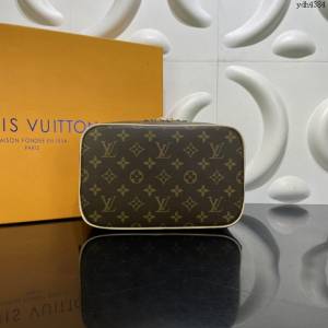 LV專櫃新款包包 路易威登老花大號盥洗袋 M43383 LV小號化妝包  ydh4384