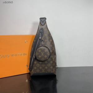 Lv路易威登2023專櫃新款Duo單肩包 LV老花男士胸包挎包 M30936 ydh5043