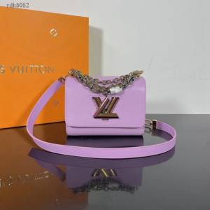 Lv路易威登2023專櫃新款Twist手袋 LV Epi粒面皮革單肩斜挎包 M22098 ydh5052