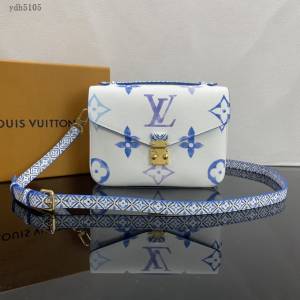 Lv路易威登2023專櫃新款Pochette Metis手袋 LV手提單肩斜挎女包 M23055 ydh5105
