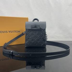 LV路易威登2023专柜新款M82772男士Nano Steamer手袋 Monogram压纹男士斜挎包 ydh5305