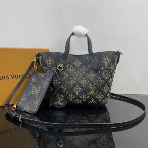 LV路易威登2023专柜新款M23393 镂花牛皮革Blossom大号手袋 ydh5410
