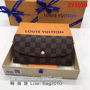 路易威登LV頂級原單 N63544粉色海外原單代購級品質原版複刻實物拍攝 女士錢包 ZY1010