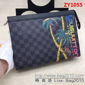 路易威登LV頂級原單 N63510 2018春夏新款PochetteVoyage可作為旅行小袋 手拿包 ZY1055