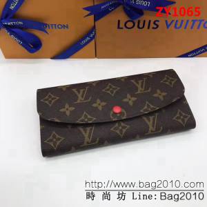 路易威登LV頂級原單 M60696大紅海外原單私貨代購級品質實物拍攝 女士錢包 ZY1065