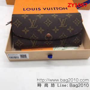 路易威登LV頂級原單 M60696啡色海外原單代購級品質實物拍攝原廠進口五金 女士錢包 ZY1067