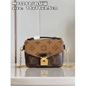 LV專櫃2023新款Micro Métis鏈條包 M81268黃花 路易威登S-lock鎖扣迷你肩背包 dn1397