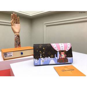 lv女錢包 M68491氣球 路易威登吉祥物 lv拉鏈長錢包  lvqb1005