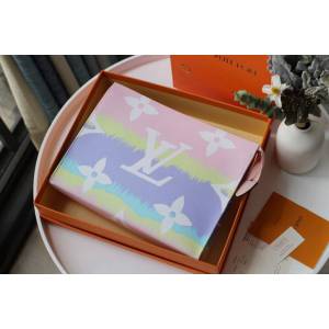lv盥洗袋 M69137 超大Monogram圖案 lv手拿女包 LV洗漱包  lvqb1341