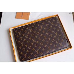 lv包 ETUI VOYAGE 收納袋 M43442 紫紅 lv老花收納包  lvqb1386