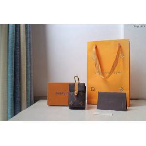 lv錢包 M68522 中古款老花煙盒 lv鑰匙包 lv零錢包  lvqb1623