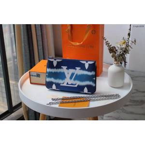 lv錢包 M69124 Pochette Double Zip手拿包 2020夏季LV新款手拿包  lvqb1639