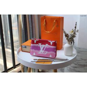 lv錢包 M69124 Pochette Double Zip手拿包 2020夏季LV新款手拿包  lvqb1640