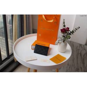 lv卡包 原單卡片夾卡套 M60248 lv信用卡包  lvqb1778