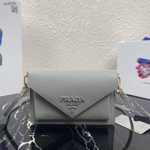 prada女包 普拉達新款女士斜挎包 1BP020 Prada單肩小包 Saffiano皮 Prada翻蓋包  pyd2361