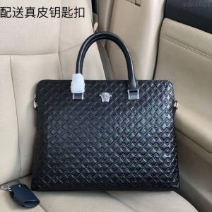 VERSACE男包 最新爆款 范思哲公文包 牛皮男士手提包 7049-1  rdn1022