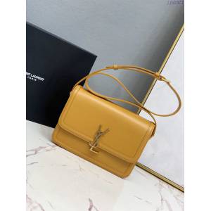 YSL爆款女士包包 聖羅蘭經典款MONOGRAM金屬旋扣大號郵差包 YSL肩背斜挎包 634305  jjh1077