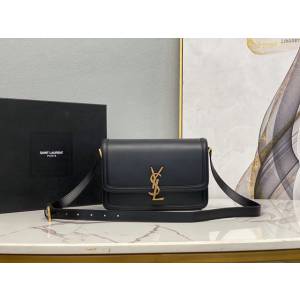 YSL爆款女士包包 聖羅蘭經典款MONOGRAM金屬旋扣大號郵差包 YSL肩背斜挎包 634305  jjh1087