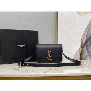 YSL爆款女士包包 聖羅蘭經典款MONOGRAM金屬旋扣小號郵差包 YSL肩背斜挎包 634306  jjh1088