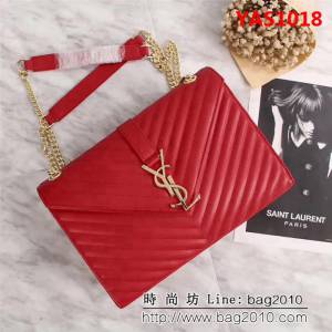 YSL聖羅蘭 經典款 互扣式金屬YSL標誌 原版南非皮肩背包 26588 YAS1018