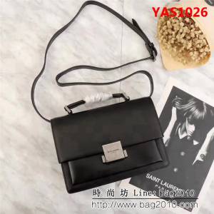 YSL聖羅蘭 專櫃最新同步 經典牙籤紋 手提前翻蓋肩背斜挎包 26819 YAS1026