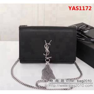 YSL聖羅蘭 經典款 原版南非牛皮 原版五金 鏈條斜挎包 311227 YAS1172