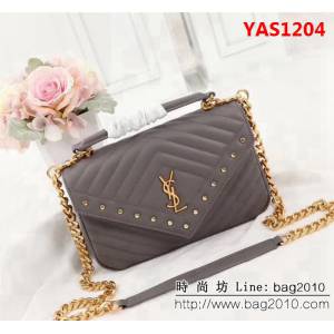 YSL聖羅蘭 新款爆賣款 小牛皮 鏈條郵差包 可手提肩背 26603-1 YAS1204