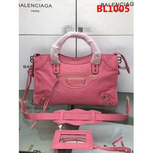 BALENCIAG巴黎世家 新款 小金釘 原版義大利進口山羊皮 手提單肩斜挎包  BL1005