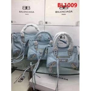 BALENCIAG巴黎世家 新款 小金釘 原版義大利進口山羊皮 手提單肩斜挎包  BL1009