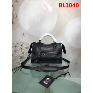 BALENCIAG巴黎世家 原單品質 經典代表作機車包 山羊皮黑錠款 可手提單肩斜跨  BL1040