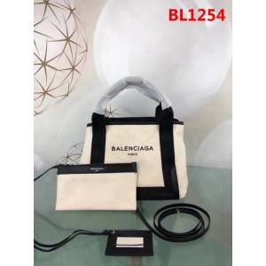 BALENCIAG巴黎世家 17春夏新款 NAVY CABAS 子母購物袋 進口耐磨棉質帆布  BL1254