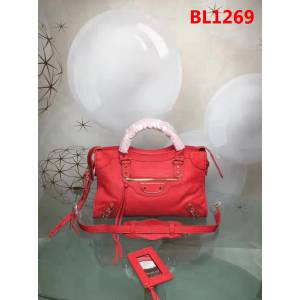 BALENCIAG巴黎世家 原版義大利進口山羊皮 小金釘 可單肩斜挎  BL1269