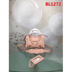 BALENCIAG巴黎世家 原版義大利進口山羊皮 小金釘 可單肩斜挎  BL1272