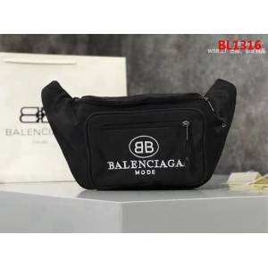 BALENCIAG巴黎世家 頂級原版品質  白色繡花 胸包 腰包 男女同款 482389  BL1316