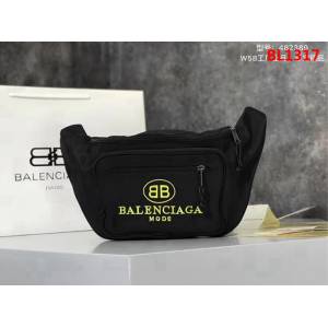 BALENCIAG巴黎世家 頂級原版品質 黃色繡花 胸包 腰包 男女同款 482389  BL1317