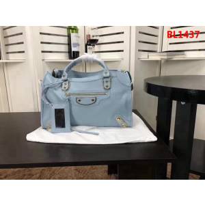 BALENCIAG巴黎世家 經典機車 原版山羊皮 包邊五金款 手提肩背斜挎包  BL1437